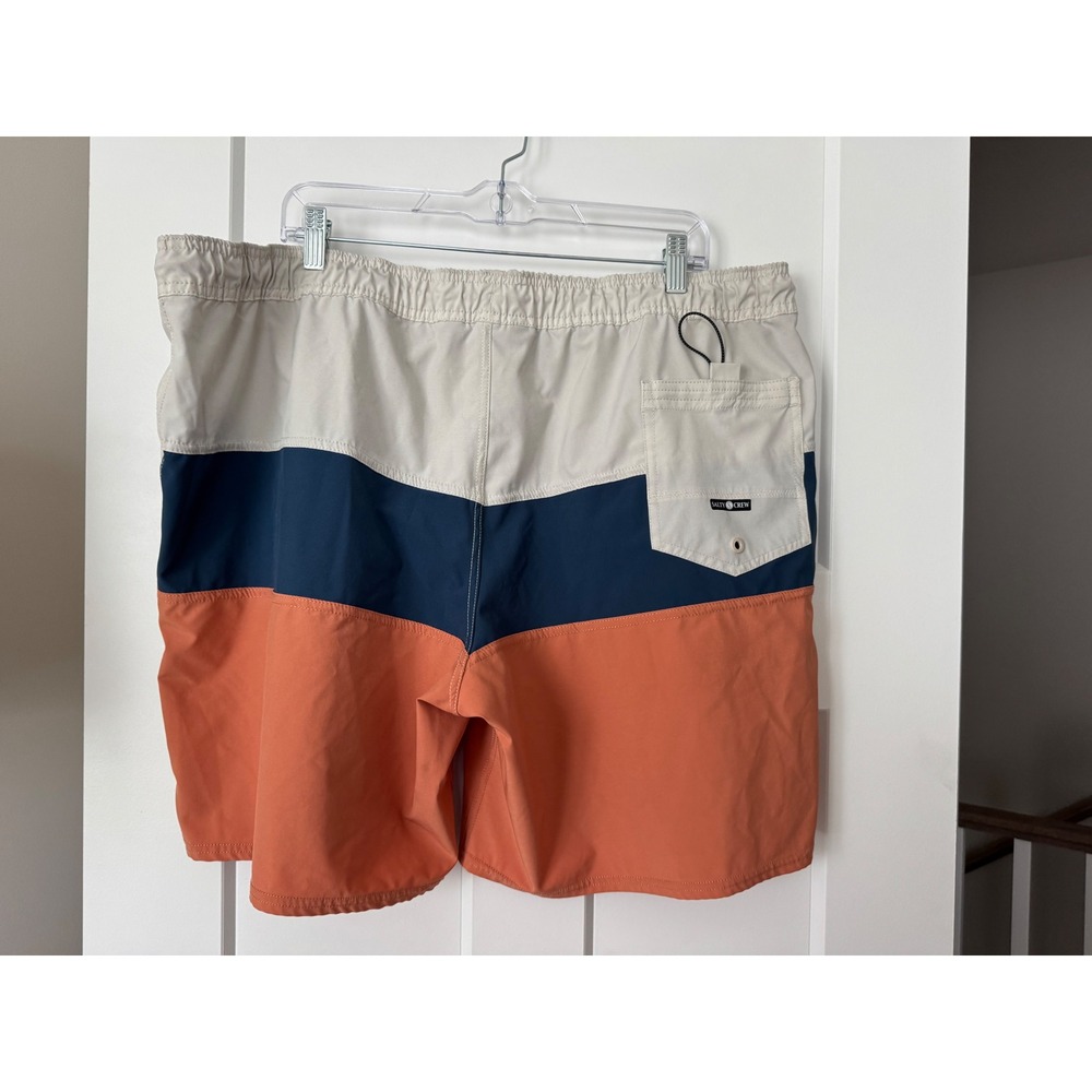 Salty Crew Mens XXL Colorblock Board Shorts Swim Trunks Stretch beach surf - Picture 5 of 9